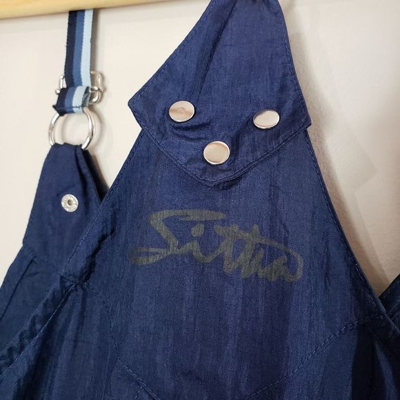 Sitka Medium Navy Blue Sleeveless Racer Back Tank Top Pockets - Picture 6 of 11